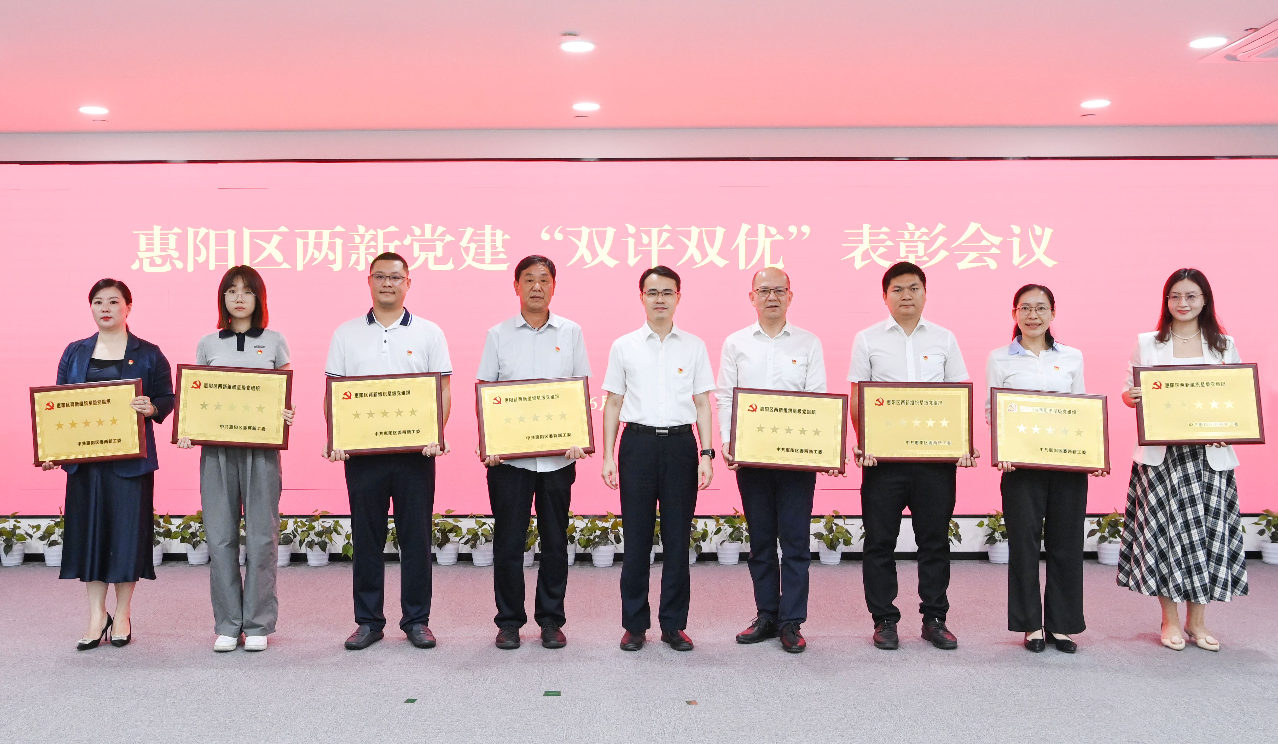 星空电竞科技党委荣获惠阳区五星级党组织